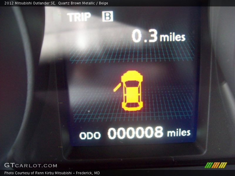Quartz Brown Metallic / Beige 2012 Mitsubishi Outlander SE