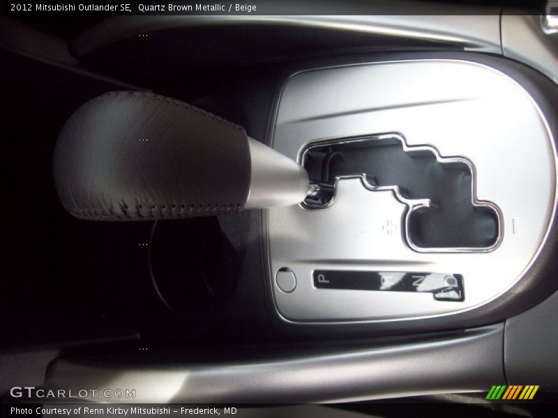 Quartz Brown Metallic / Beige 2012 Mitsubishi Outlander SE