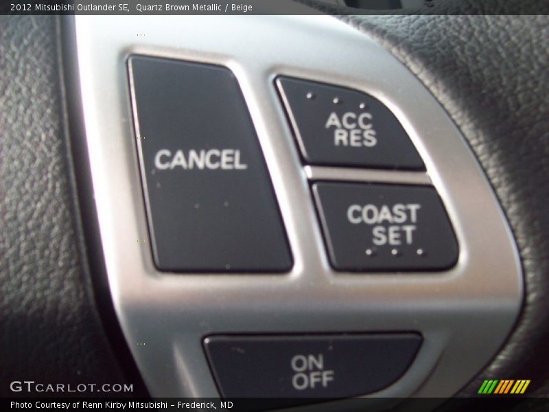 Quartz Brown Metallic / Beige 2012 Mitsubishi Outlander SE