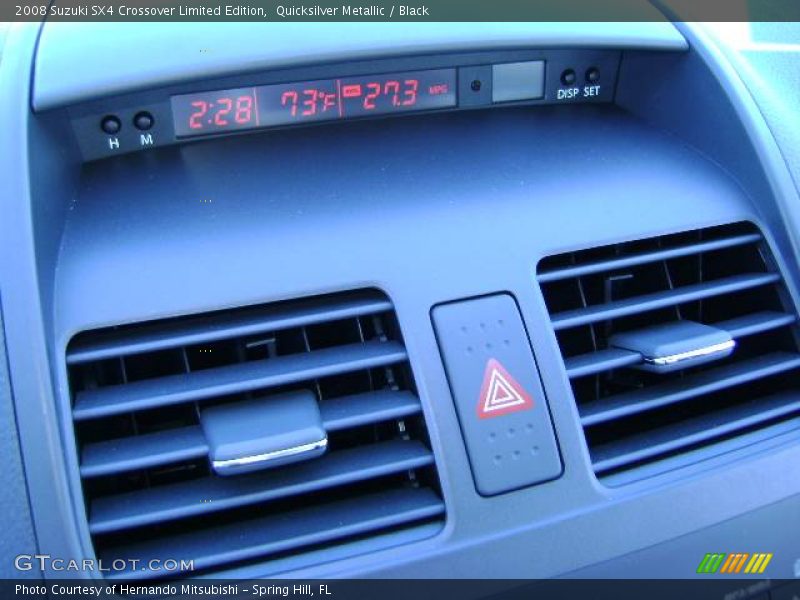 Quicksilver Metallic / Black 2008 Suzuki SX4 Crossover Limited Edition