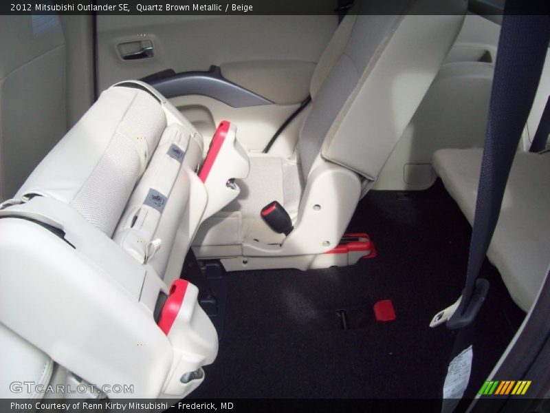 Quartz Brown Metallic / Beige 2012 Mitsubishi Outlander SE