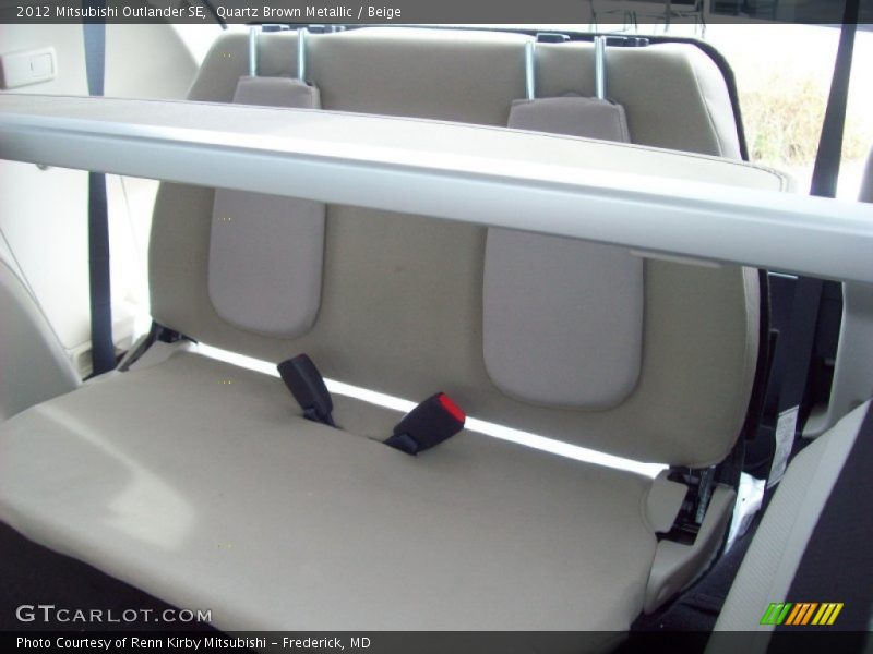 Quartz Brown Metallic / Beige 2012 Mitsubishi Outlander SE
