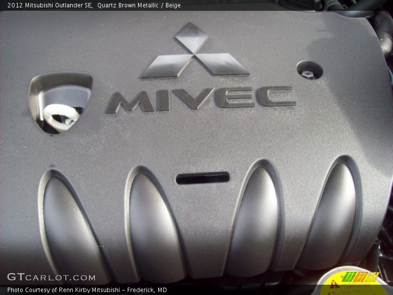 Quartz Brown Metallic / Beige 2012 Mitsubishi Outlander SE