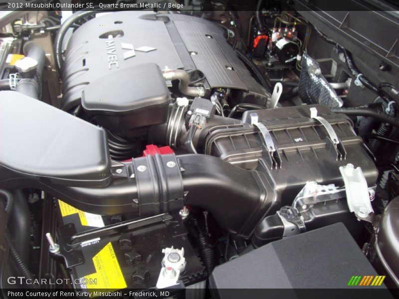 Quartz Brown Metallic / Beige 2012 Mitsubishi Outlander SE