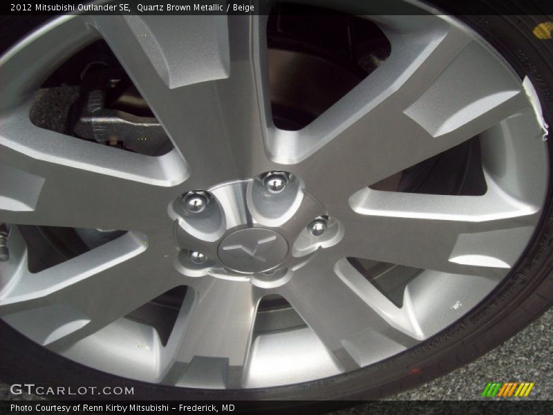 Quartz Brown Metallic / Beige 2012 Mitsubishi Outlander SE