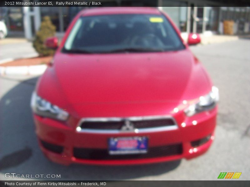 Rally Red Metallic / Black 2012 Mitsubishi Lancer ES