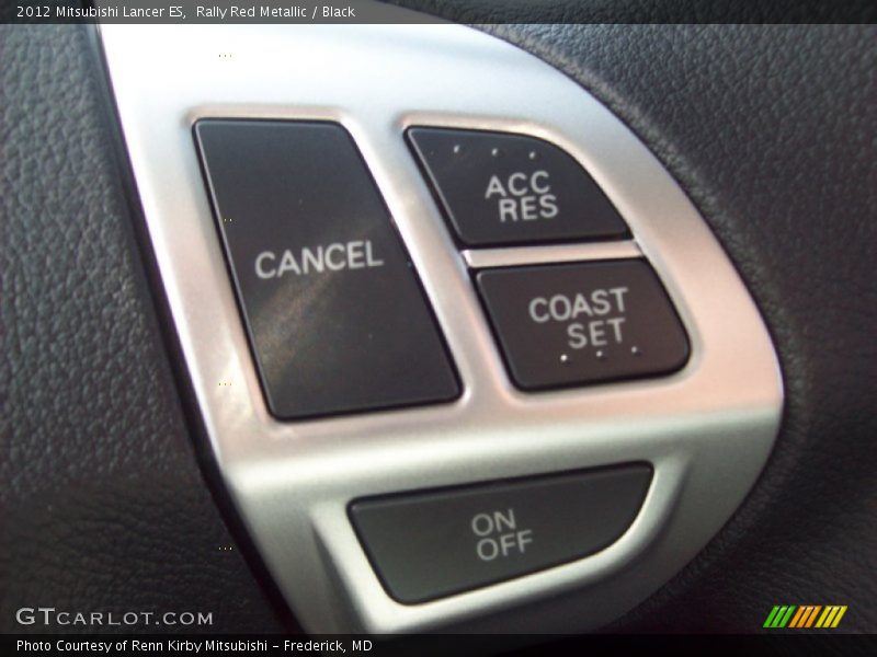 Rally Red Metallic / Black 2012 Mitsubishi Lancer ES