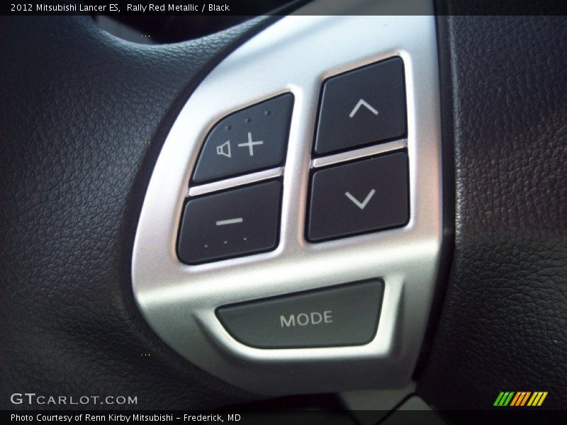 Rally Red Metallic / Black 2012 Mitsubishi Lancer ES
