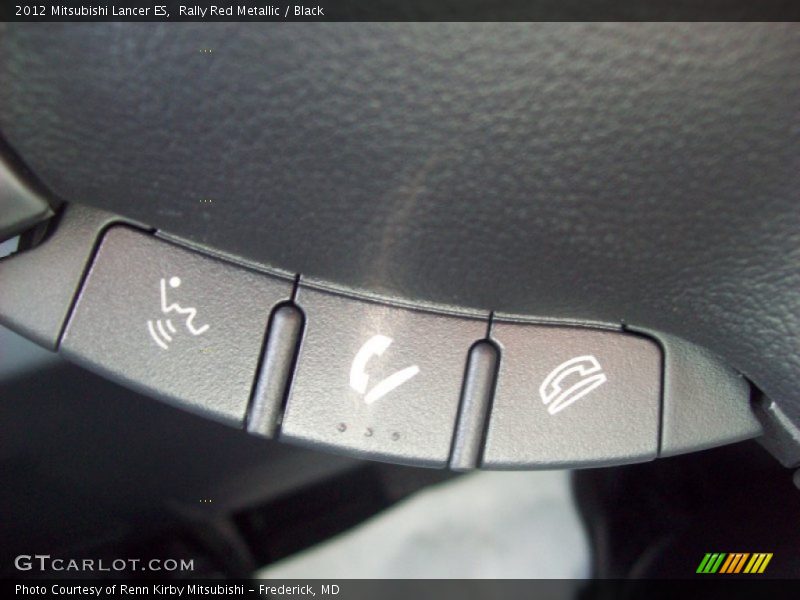 Rally Red Metallic / Black 2012 Mitsubishi Lancer ES
