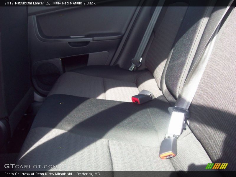 Rally Red Metallic / Black 2012 Mitsubishi Lancer ES