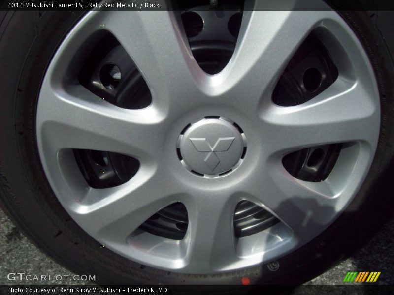 Rally Red Metallic / Black 2012 Mitsubishi Lancer ES