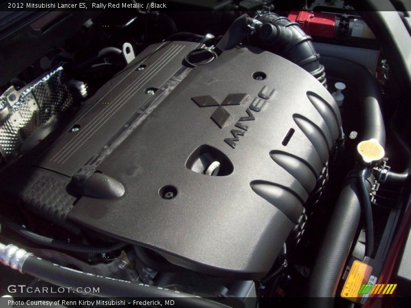 Rally Red Metallic / Black 2012 Mitsubishi Lancer ES