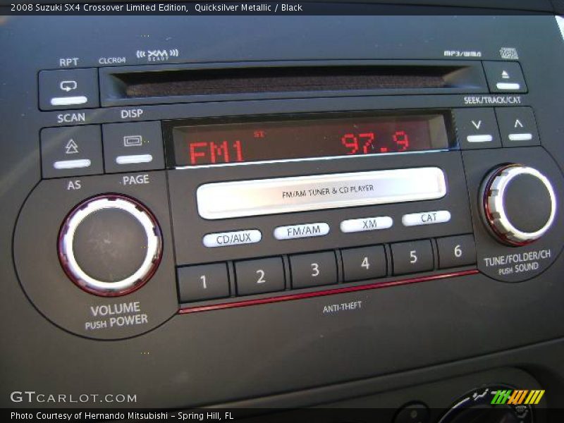 Quicksilver Metallic / Black 2008 Suzuki SX4 Crossover Limited Edition