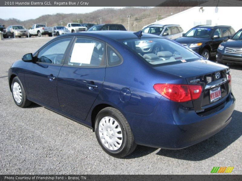Regatta Blue / Gray 2010 Hyundai Elantra GLS