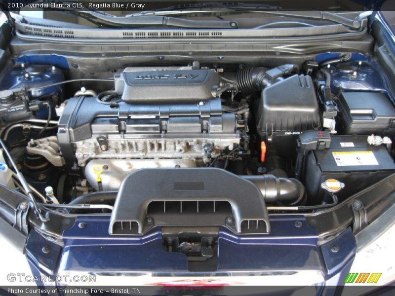 Regatta Blue / Gray 2010 Hyundai Elantra GLS