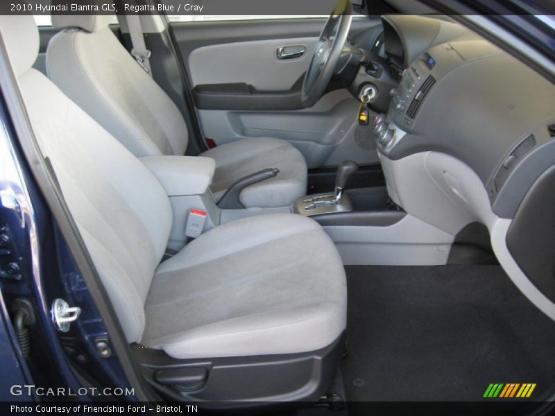 Regatta Blue / Gray 2010 Hyundai Elantra GLS