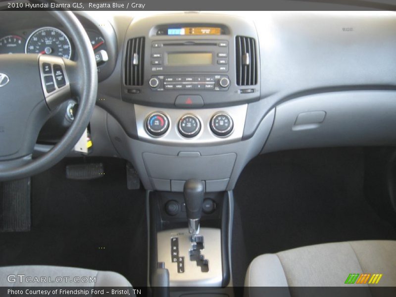 Regatta Blue / Gray 2010 Hyundai Elantra GLS