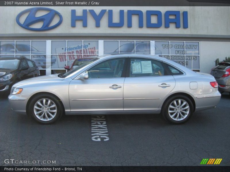 Silver Frost Metallic / Gray 2007 Hyundai Azera Limited