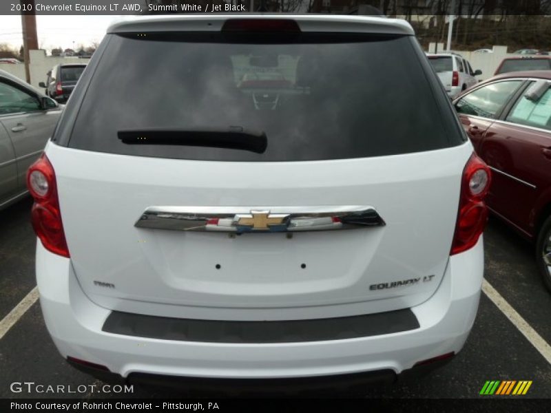 Summit White / Jet Black 2010 Chevrolet Equinox LT AWD