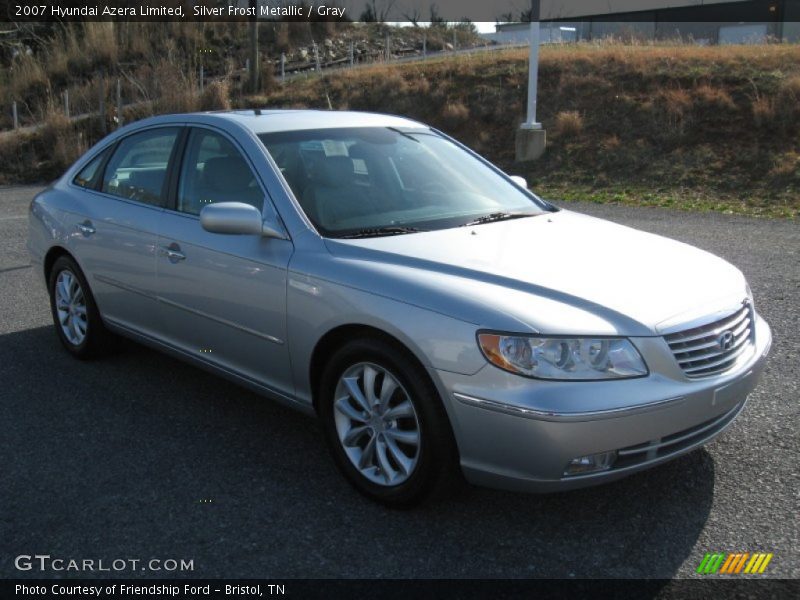 Silver Frost Metallic / Gray 2007 Hyundai Azera Limited
