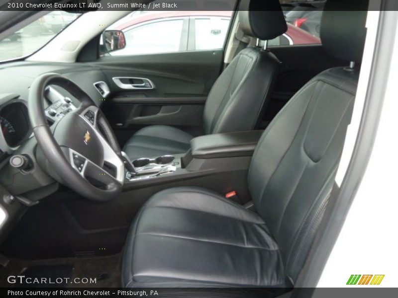Summit White / Jet Black 2010 Chevrolet Equinox LT AWD