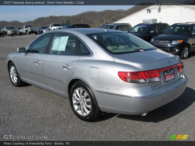 Silver Frost Metallic / Gray 2007 Hyundai Azera Limited