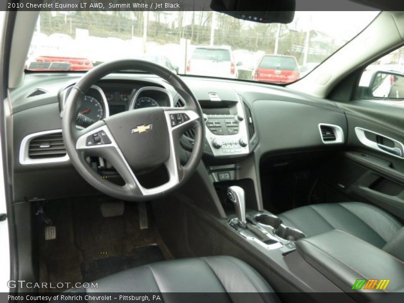 Summit White / Jet Black 2010 Chevrolet Equinox LT AWD