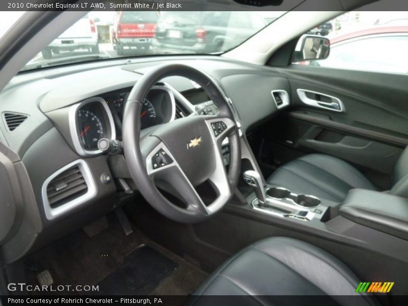 Summit White / Jet Black 2010 Chevrolet Equinox LT AWD
