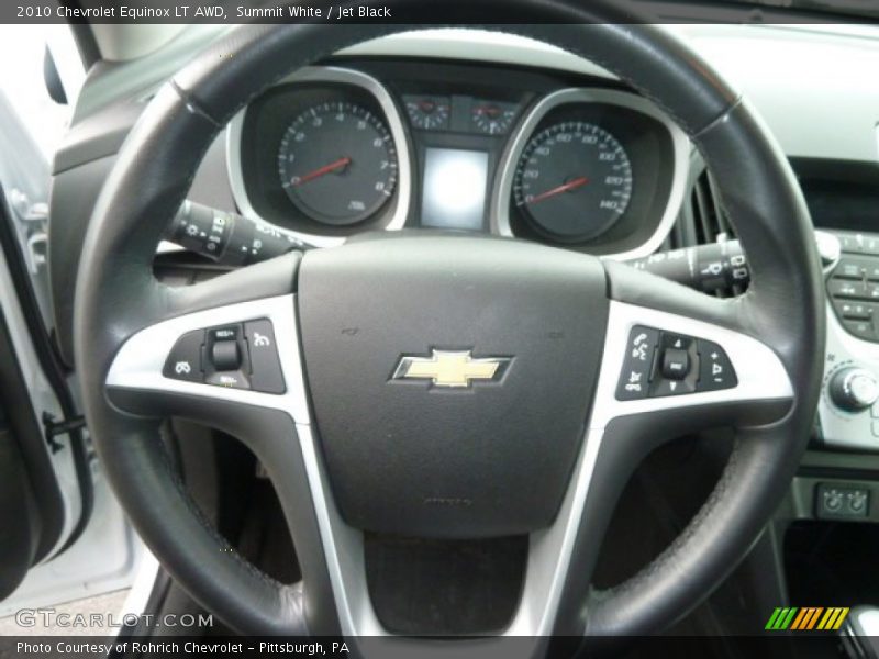 Summit White / Jet Black 2010 Chevrolet Equinox LT AWD