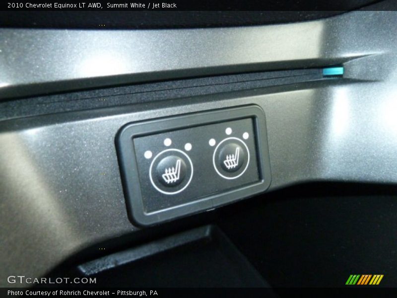 Summit White / Jet Black 2010 Chevrolet Equinox LT AWD