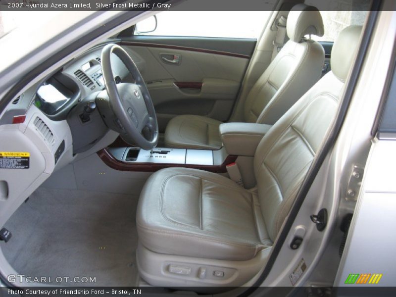  2007 Azera Limited Gray Interior