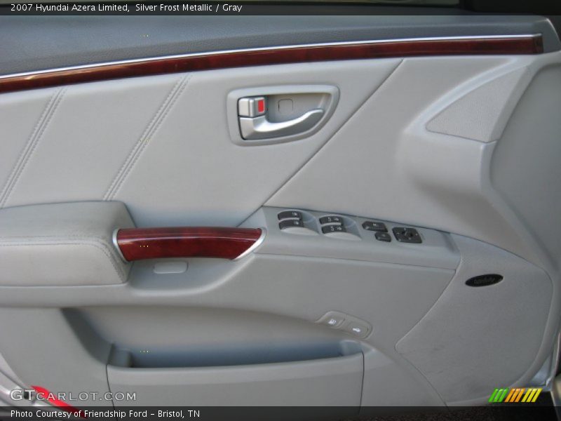 Silver Frost Metallic / Gray 2007 Hyundai Azera Limited