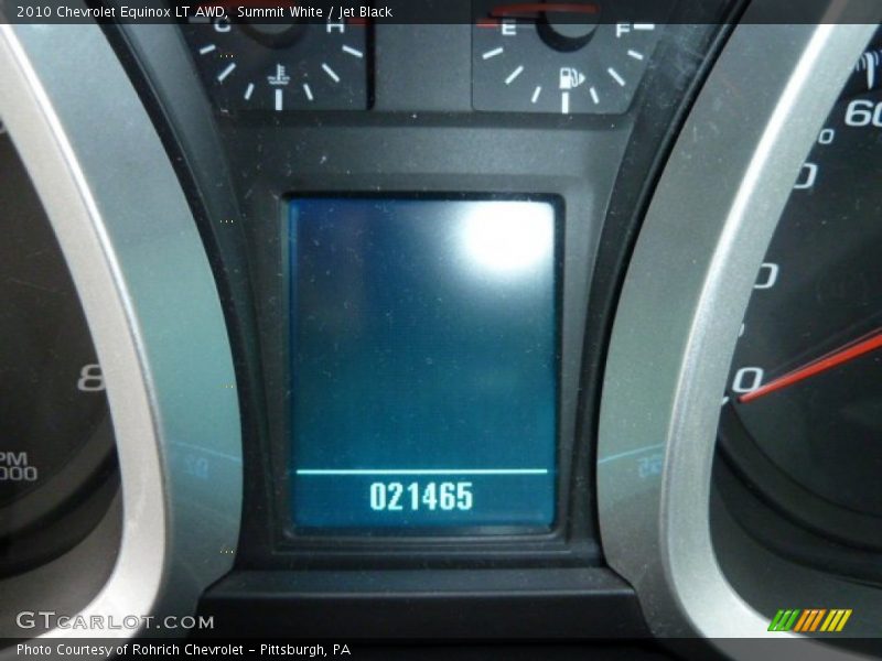 Summit White / Jet Black 2010 Chevrolet Equinox LT AWD