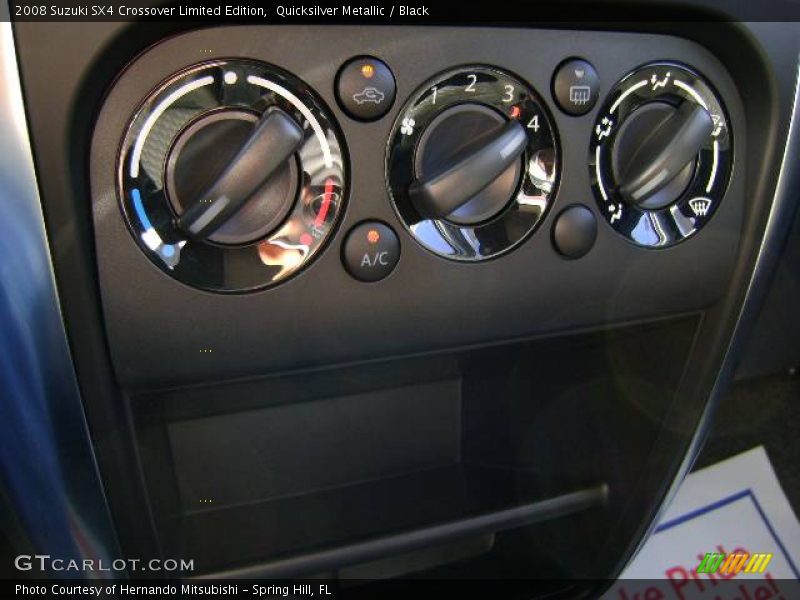 Quicksilver Metallic / Black 2008 Suzuki SX4 Crossover Limited Edition