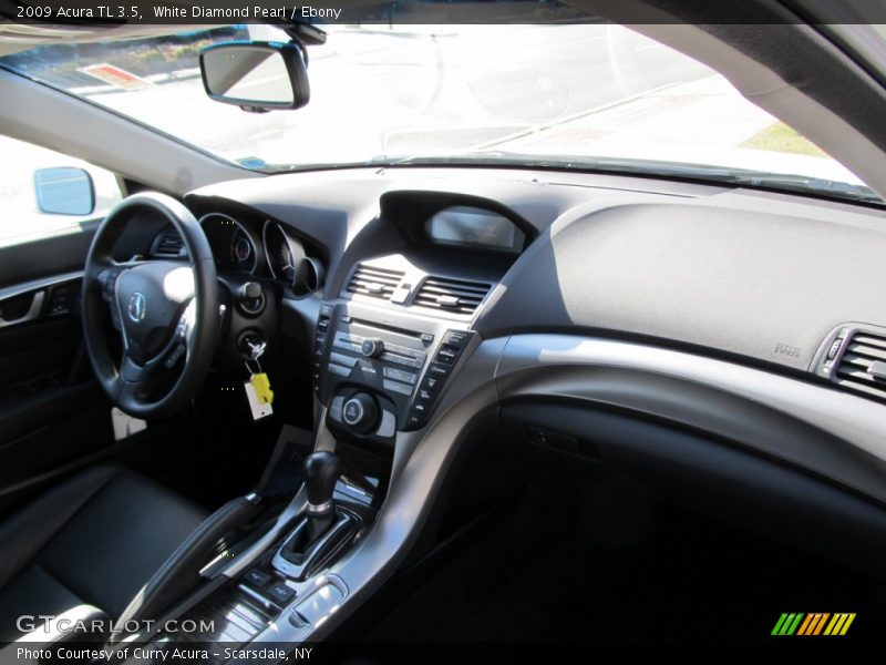 White Diamond Pearl / Ebony 2009 Acura TL 3.5