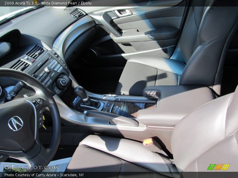 White Diamond Pearl / Ebony 2009 Acura TL 3.5