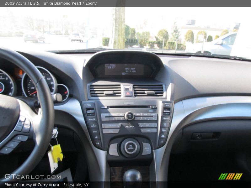 White Diamond Pearl / Ebony 2009 Acura TL 3.5
