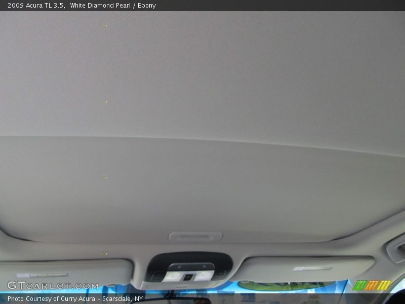 White Diamond Pearl / Ebony 2009 Acura TL 3.5