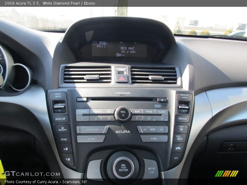 White Diamond Pearl / Ebony 2009 Acura TL 3.5