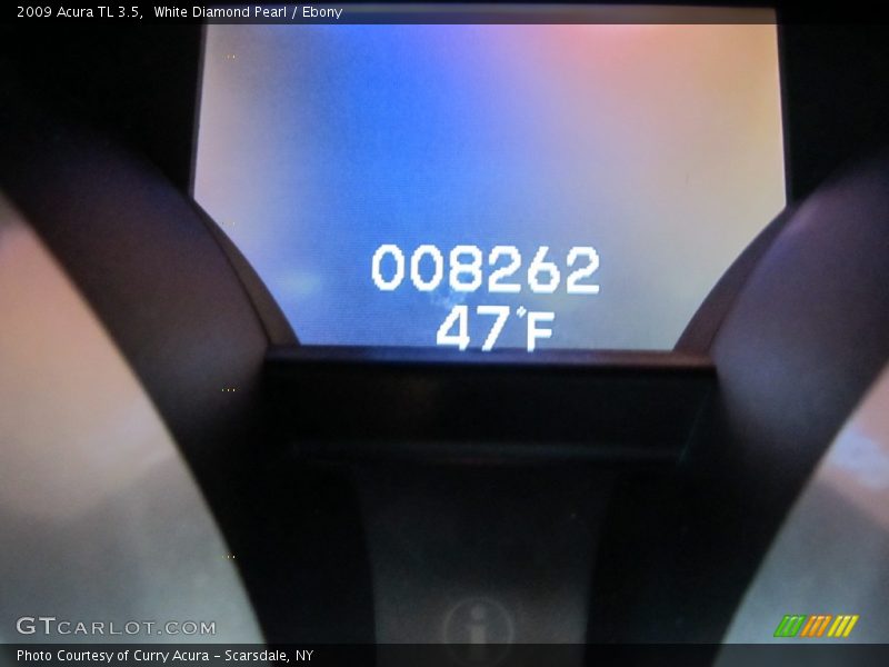 White Diamond Pearl / Ebony 2009 Acura TL 3.5