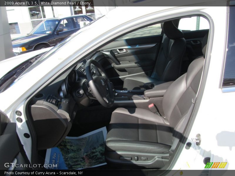 White Diamond Pearl / Ebony 2009 Acura TL 3.5