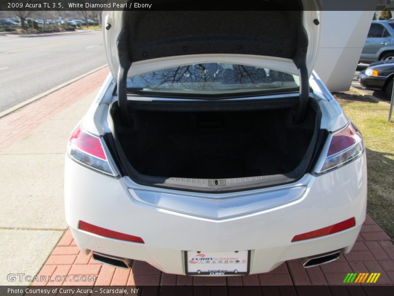 White Diamond Pearl / Ebony 2009 Acura TL 3.5