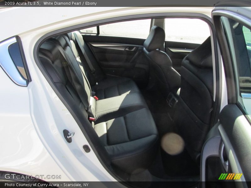 White Diamond Pearl / Ebony 2009 Acura TL 3.5