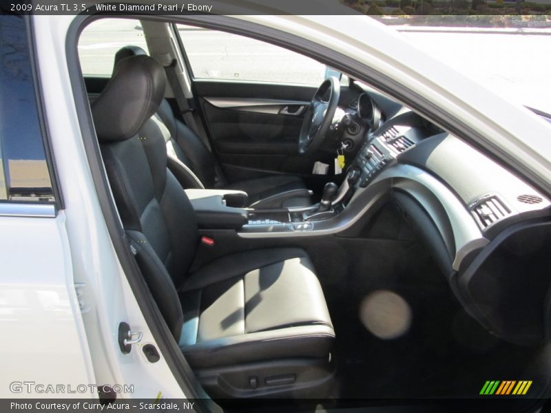 White Diamond Pearl / Ebony 2009 Acura TL 3.5