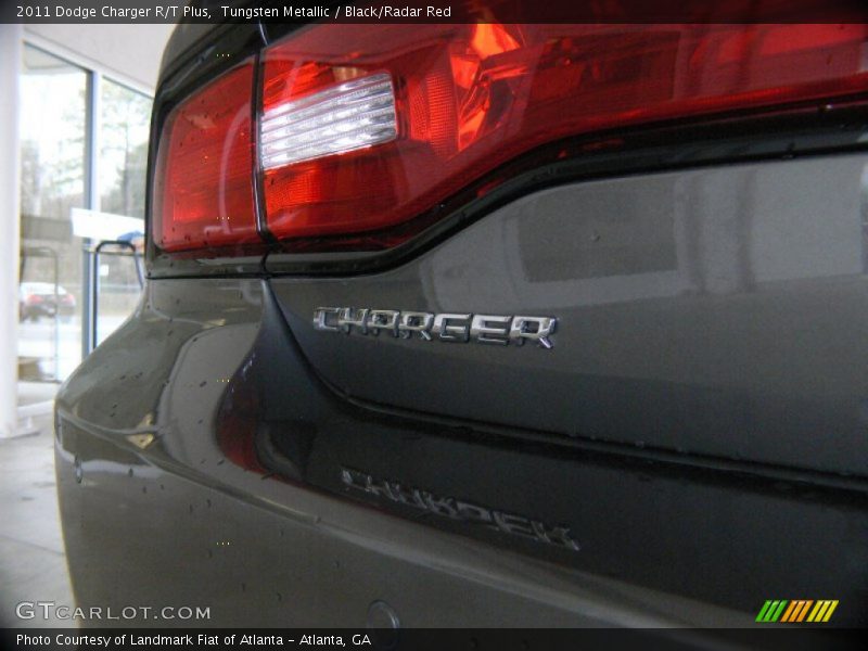 Tungsten Metallic / Black/Radar Red 2011 Dodge Charger R/T Plus