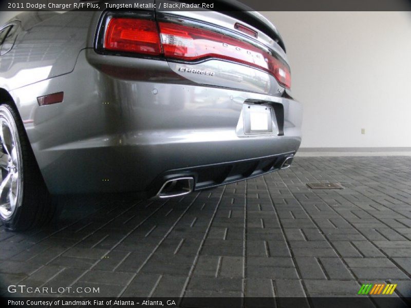 Tungsten Metallic / Black/Radar Red 2011 Dodge Charger R/T Plus