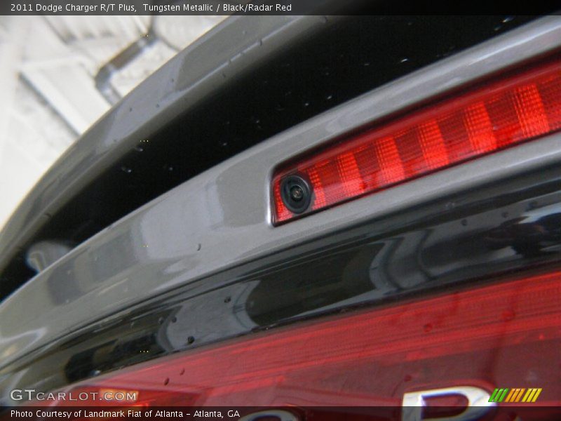 Tungsten Metallic / Black/Radar Red 2011 Dodge Charger R/T Plus