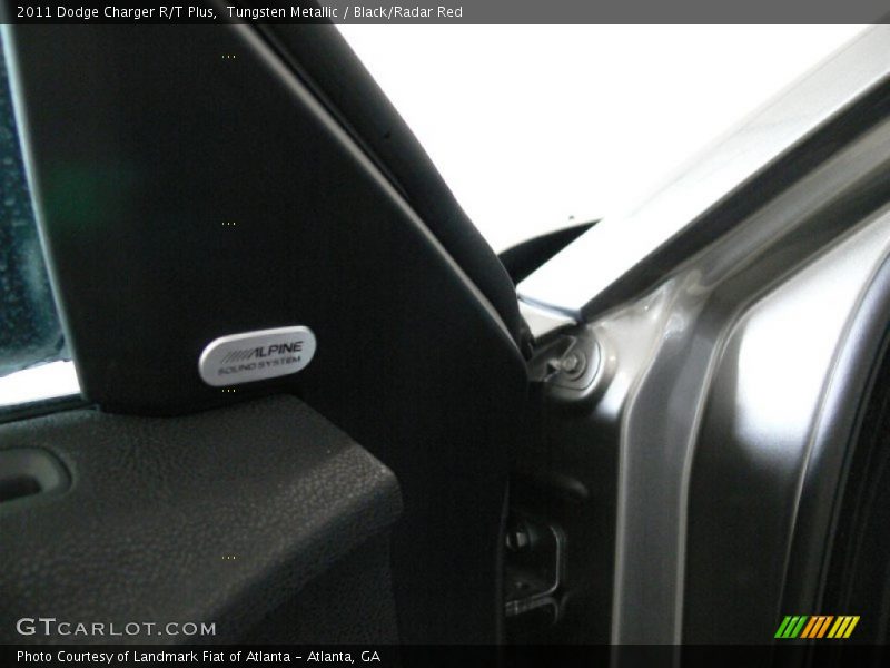 Tungsten Metallic / Black/Radar Red 2011 Dodge Charger R/T Plus