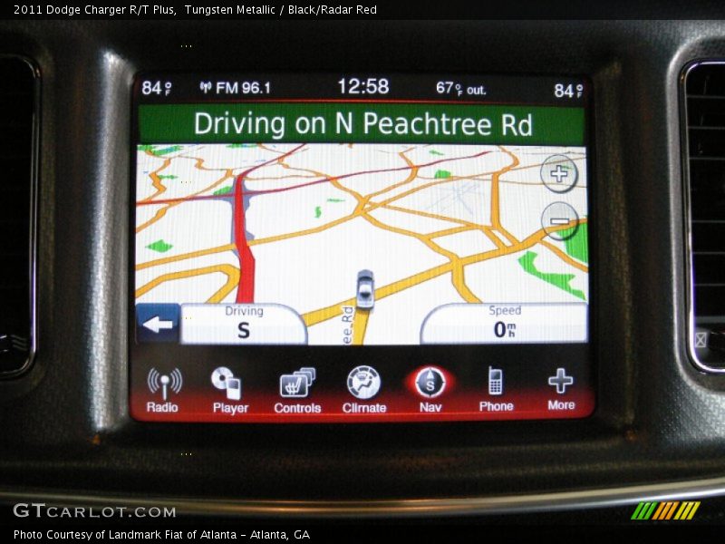 Navigation of 2011 Charger R/T Plus