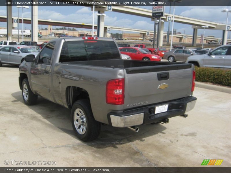 Graystone Metallic / Light Titanium/Ebony Black 2007 Chevrolet Silverado 1500 LT Regular Cab